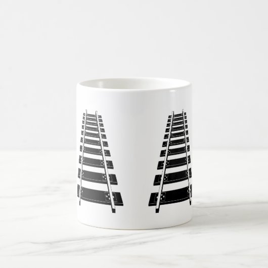 Mug One Track Mind Add Name Personalize Funny Train (Centre)