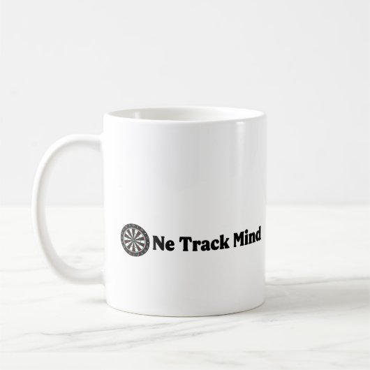 Mug One Track Mind - Darts Coffee Cup (Gauche)