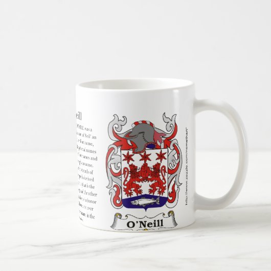 Mug O'Neill, l'origine, signification et la crête (Droite)