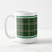 Mug O'Neill Tartan Tan et Green Irish Plaid (Gauche)