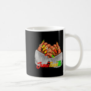 Mug Ongle afro Juneteenth liberté afro-américaine