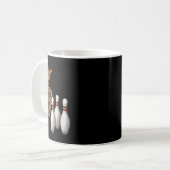 Mug Onglet Funny Chat Bowling (Devant gauche)