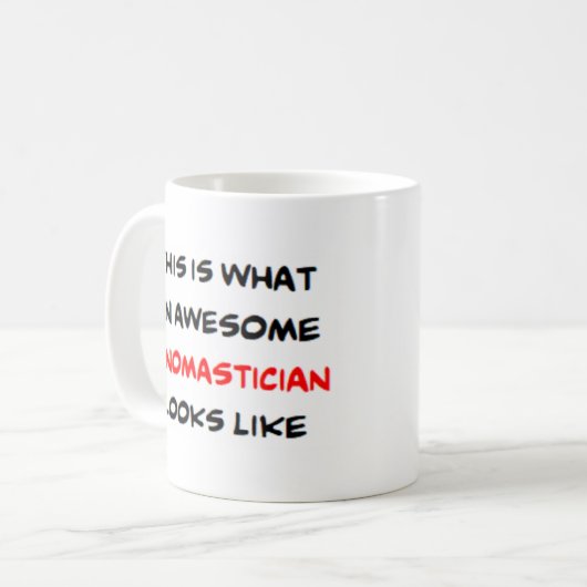 Mug onomasticien génial (Devant gauche)