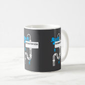 Mug Onomatopoeia écriture ou poésie créative (Devant droit)