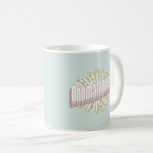 Mug Onomatopoeia Explosion Anglais (Devant droit)
