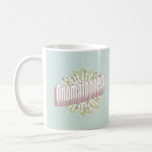 Mug Onomatopoeia Explosion Anglais (Gauche)