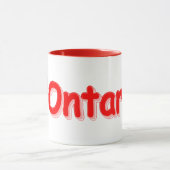 Mug "#Ontario" Joli design. Commandez dès maintenant  (Centre)