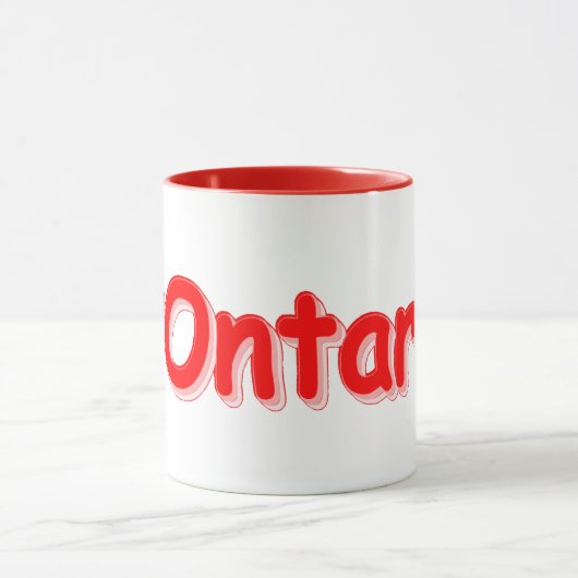 Mug "#Ontario" Joli design. Commandez dès maintenant  (Centre)