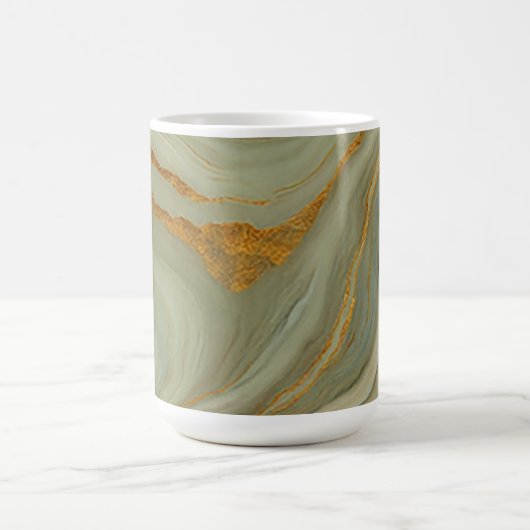 Mug Onyx Luxueux Avec Or Et Vert (Centre)