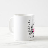 Mug Ooh La Paris Tour Eiffel aux lèvres roses (Devant gauche)