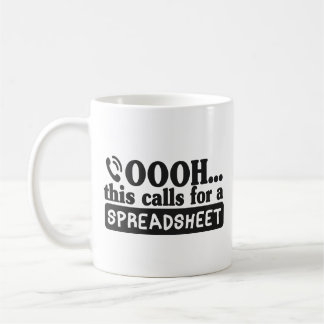 Mug OOOH...Cela Demande Un Tableur, Comptable Cool