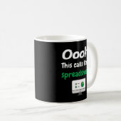 Mug Oooh ! Cela nécessite une feuille de calcul (Devant droit)