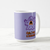 Mug Oooh, I Saw a Human! – Funny Ghost Halloween (Devant droit)