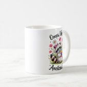 Mug Oops I Bought Another Book Funny Cute Raccoon Read (Devant droit)