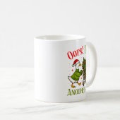 Mug Oops I Got Another Tree Funny Christmas Goose Retr (Devant droit)