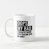 Mug OOPS Mon Mauvais (Gauche)
