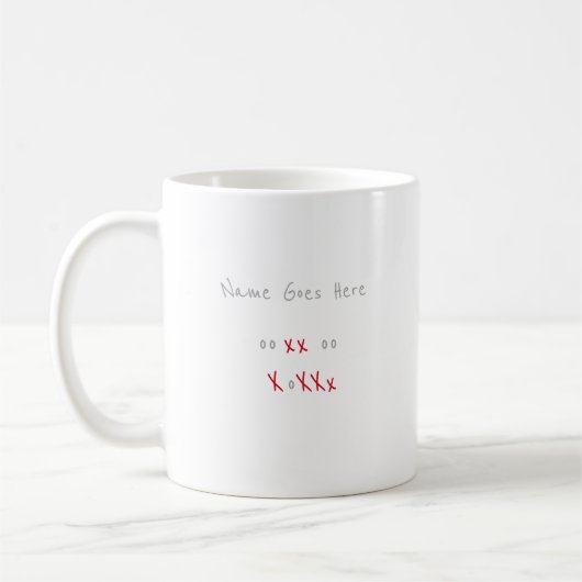 Mug ooxxooXoXXx fait sur commande (Gauche)
