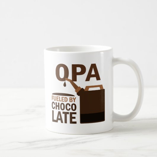 Mug Opa a rempli de combustible par le chocolat (Droite)