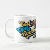 Mug Opa jamais | Grand-père Photo (Gauche)