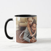 Mug Opa Script Heart Grateful pour chaque instant phot (Gauche)