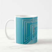 Mug Opal Turquoise blanc (Gauche)