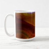 Mug Opale de feu orange iridescente (Gauche)