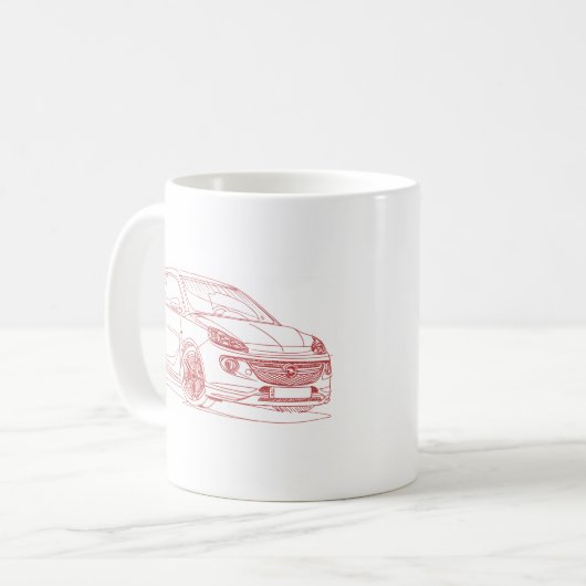 Mug Opel Adams 2015 (Devant gauche)
