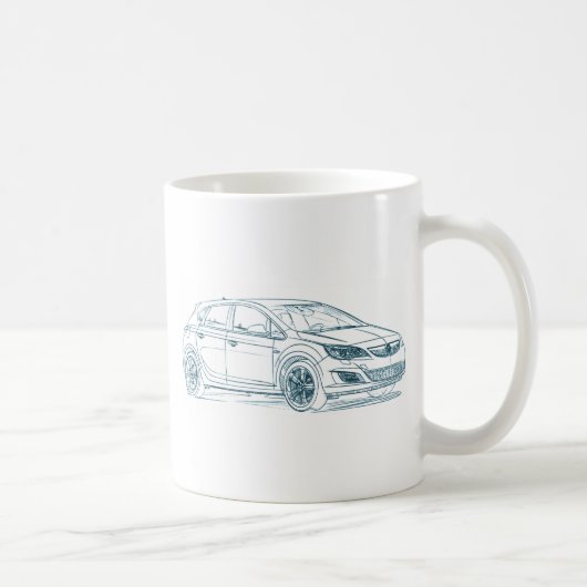 Mug Opel Astra 2010 (Droite)