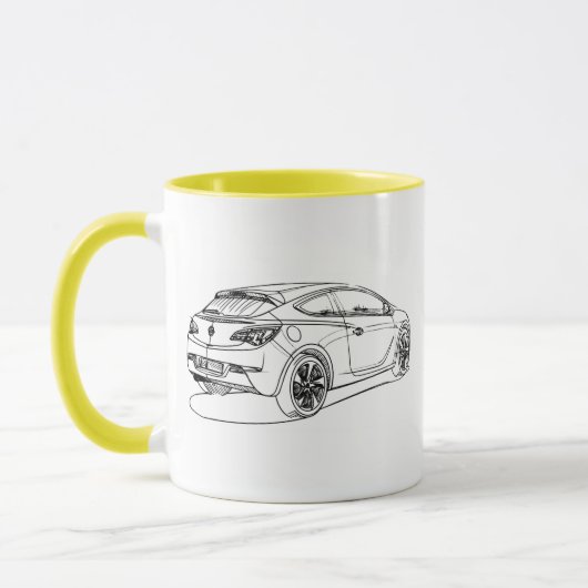 Mug Opel Astra GTC 2012 (Gauche)