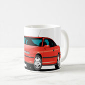 Mug Opel Calibra rouge avant (Devant droit)