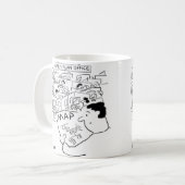 Mug Open Plan Office - L'homme a besoin d'une carte (Devant gauche)