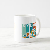 Mug Opéra Abstrait de Sydney pour les amateurs de voya (Devant droit)