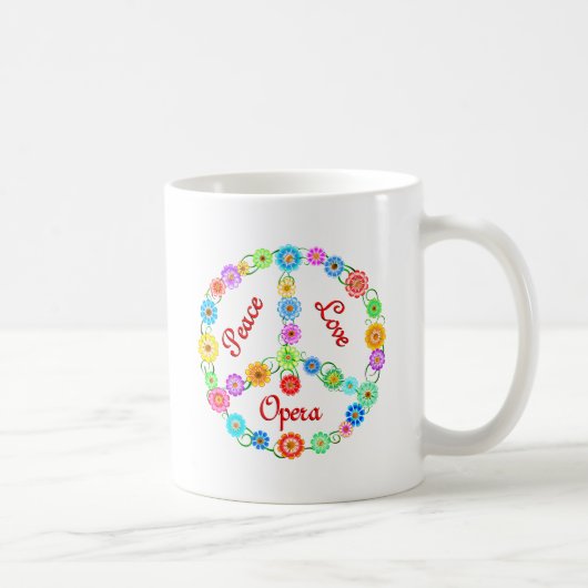 Mug Opéra d'amour de paix (Droite)
