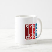 Mug Opéra de Sydney Art Abstrait pour les amateurs de (Devant droit)