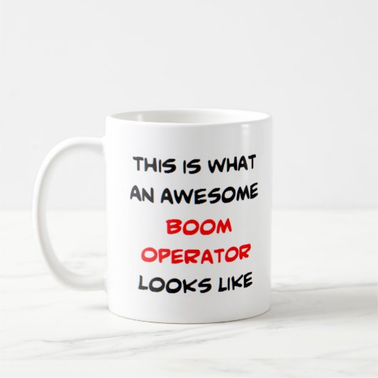 Mug opérateur boom, génial (Gauche)