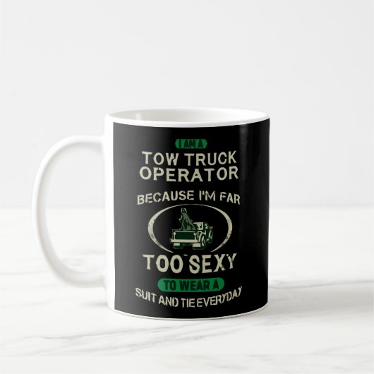 Mug Opérateur de camion de remorque (Gauche)