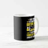 Mug Opérateur de chariots élévateurs pour hommes Je ga (Devant droit)