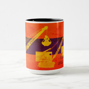 MUG OPÉRATEUR DE CRANE FIER D'ÊTRE INGÉNIEUR D'EXPLOIT