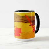 MUG OPÉRATEUR DE CRANE GOLF GOLFING IMAGINAIRE ART OPÉ (Devant droit)