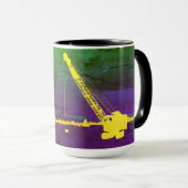 MUG OPÉRATEUR DE CRANE PÊCHE GLACE NORTHWEST CRANE ART (Devant droit)