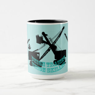 Mug Opérateur de grue de l'ingénieur d'exploitation Un