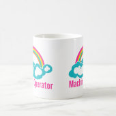 Mug Opérateur de machine arc-en-ciel Cloud (Centre)