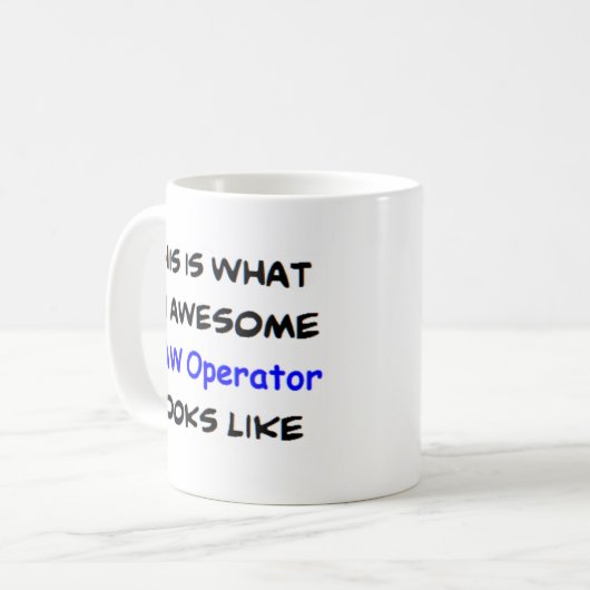 Mug opérateur de mâchoires, génial (Devant gauche)