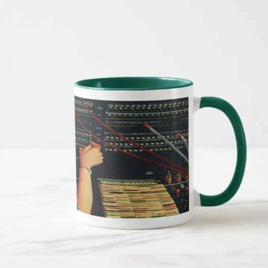 Mug Opérateur de tableau de bord vintage (Droite)