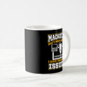 Mug Opérateur machiniste drôle machiste (Devant droit)