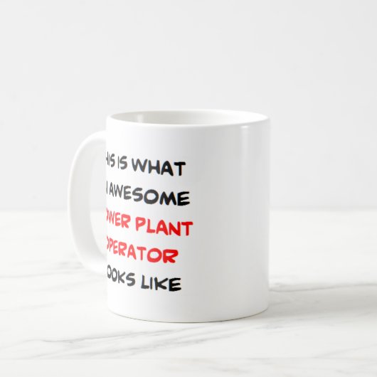 Mug opérateur plante, génial (Devant gauche)