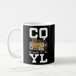 Mug Opérateur radio jambon Morse Code Antenne Radioact