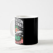 Mug Opération Enfant de Noël Fun de correspondance de  (Devant gauche)