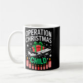 Mug Opération Enfant de Noël Fun de correspondance de  (Gauche)