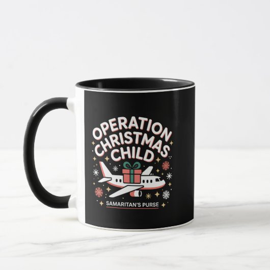 Mug Opération Porte-monnaie de Noël pour enfants samar (Gauche)